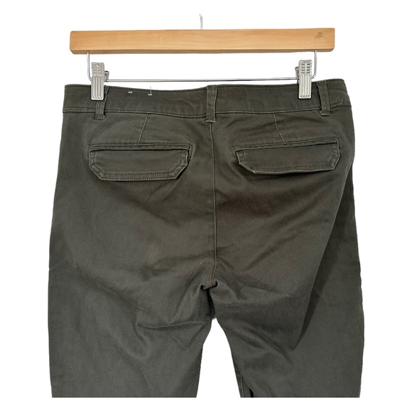 Wit & Wisdom Cargo Pants Khaki Green 4 Front & 2 Back Flap Pockets Size 6 - Picture 4 of 7